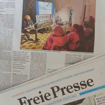 Freie Presse über Geralf Pochop und „Punk in der DDR“ im Lernort